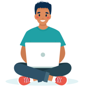 Microsoft-15-licences A boy on a laptop. representing microsoft educational licences